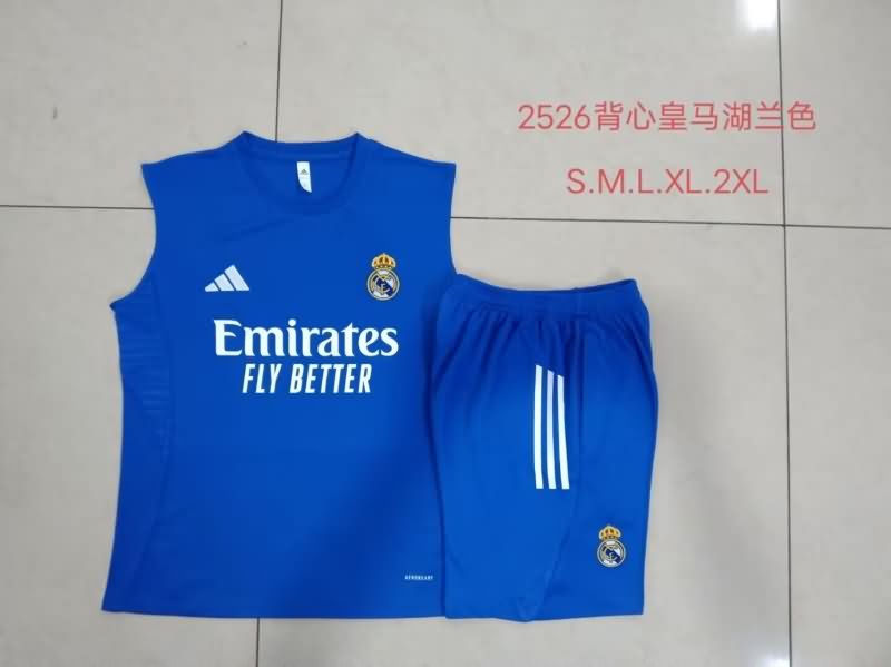 AAA Quality Real Madrid 25/26 Blue Soccer Training Sets 02 AAA Quality Real Madrid 25/26 Blue Soccer Training Sets 02