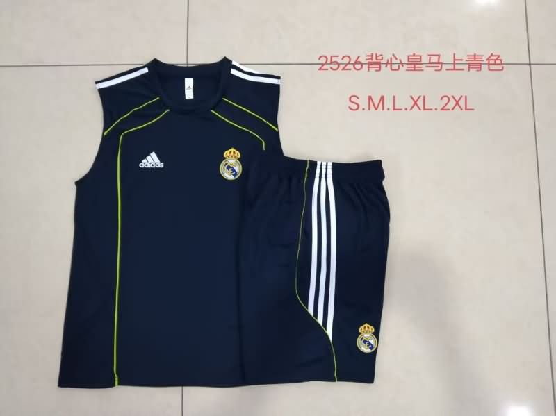 AAA Quality Real Madrid 25/26 Dark Blue Soccer Training Sets 02 AAA Quality Real Madrid 25/26 Dark Blue Soccer Training Sets 02