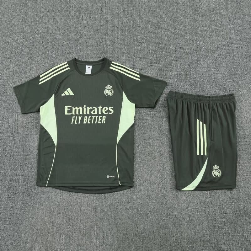 AAA Quality Real Madrid 25/26 Dark Green Soccer Training Sets AAA Quality Real Madrid 25/26 Dark Green Soccer Training Sets