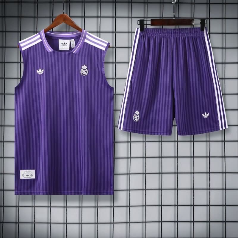 AAA Quality Real Madrid 25/26 Purple Soccer Training Sets