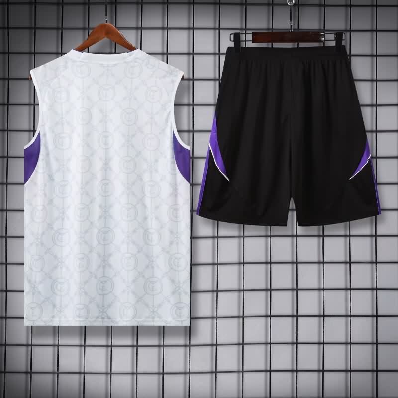 AAA Quality Real Madrid 25/26 White Soccer Training Sets 05