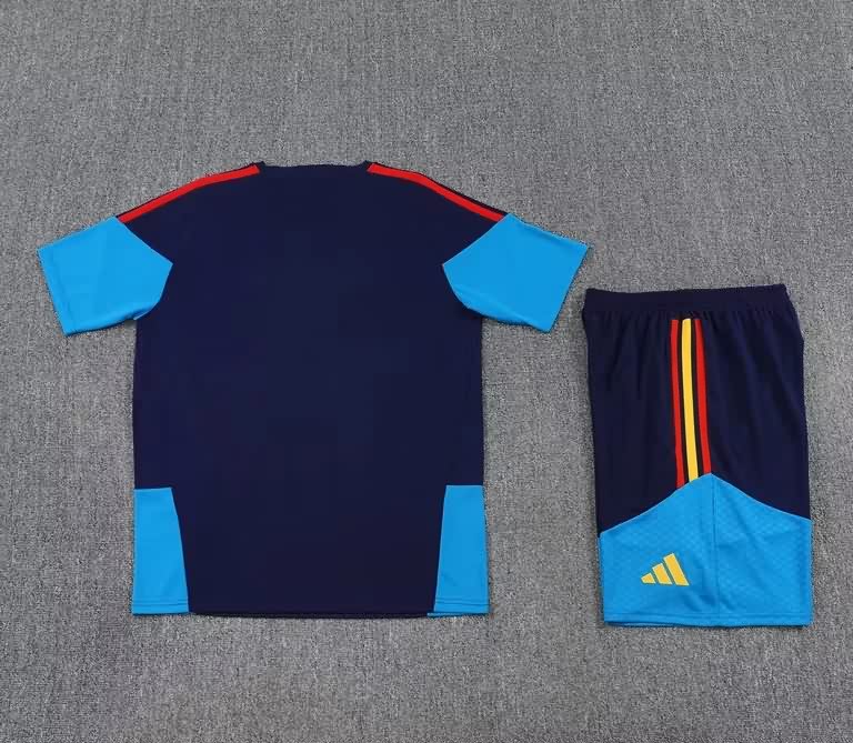 AAA Quality Spain 2026 Dark Blue Soccer Training Sets