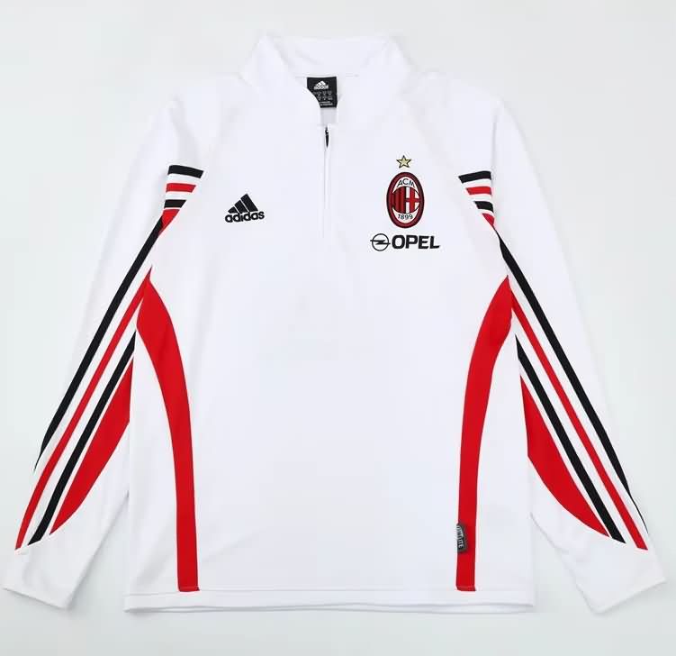 AAA Quality AC Milan 2003/04 White Soccer Sweater
