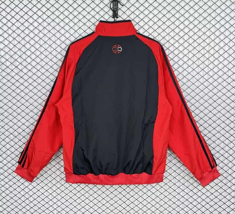 AAA Quality AC Milan 25/26 Red Soccer Windbreaker 02