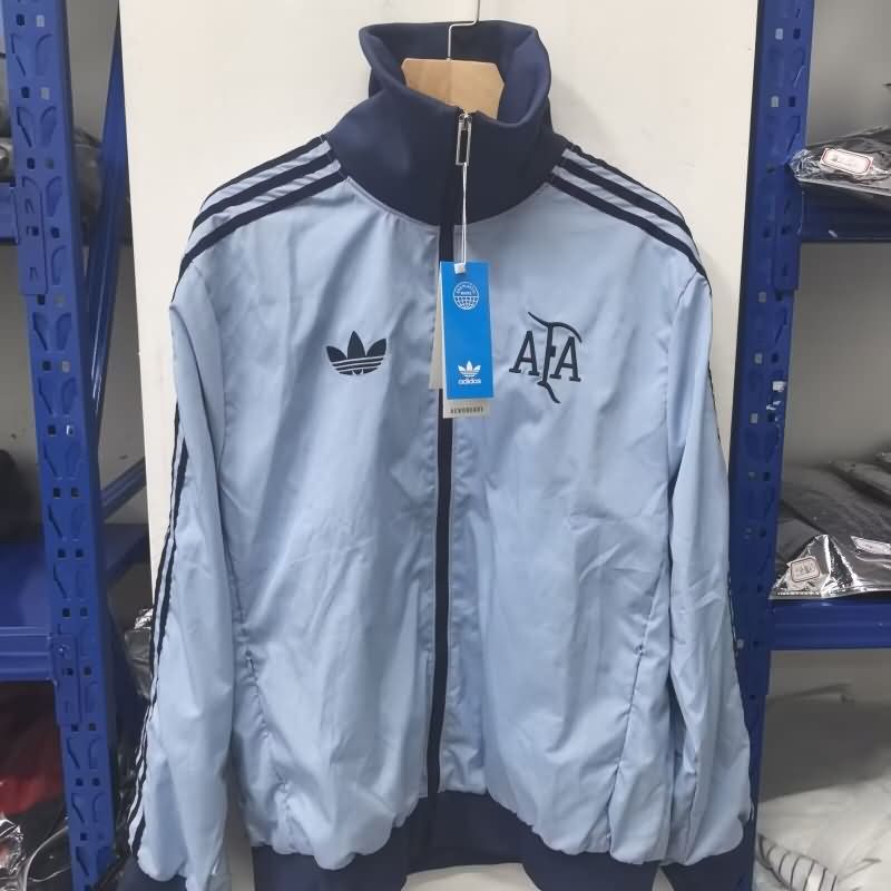 AAA Quality Argentina 2025 Grey Soccer Windbreaker AAA Quality Argentina 2025 Grey Soccer Windbreaker