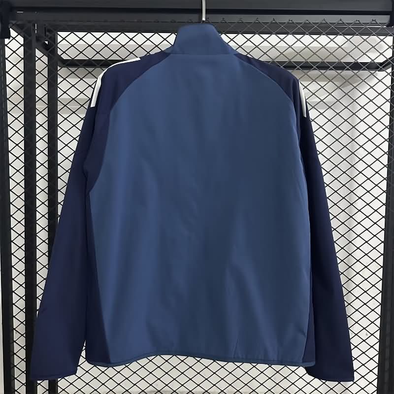 AAA Quality Arsenal 25/26 Dark Blue Soccer Windbreaker 02