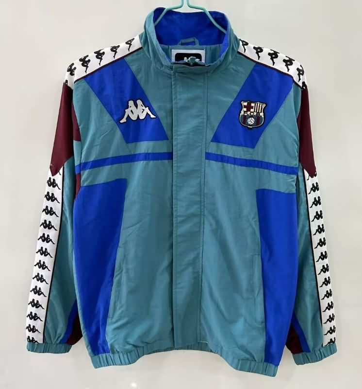 AAA Quality Barcelona 25/26 Green Soccer Windbreaker