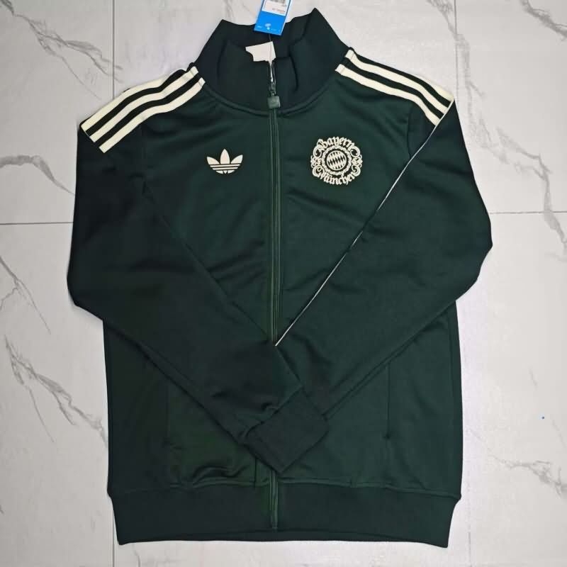 AAA Quality Bayern Munich 25/26 Dark Green Soccer Windbreaker