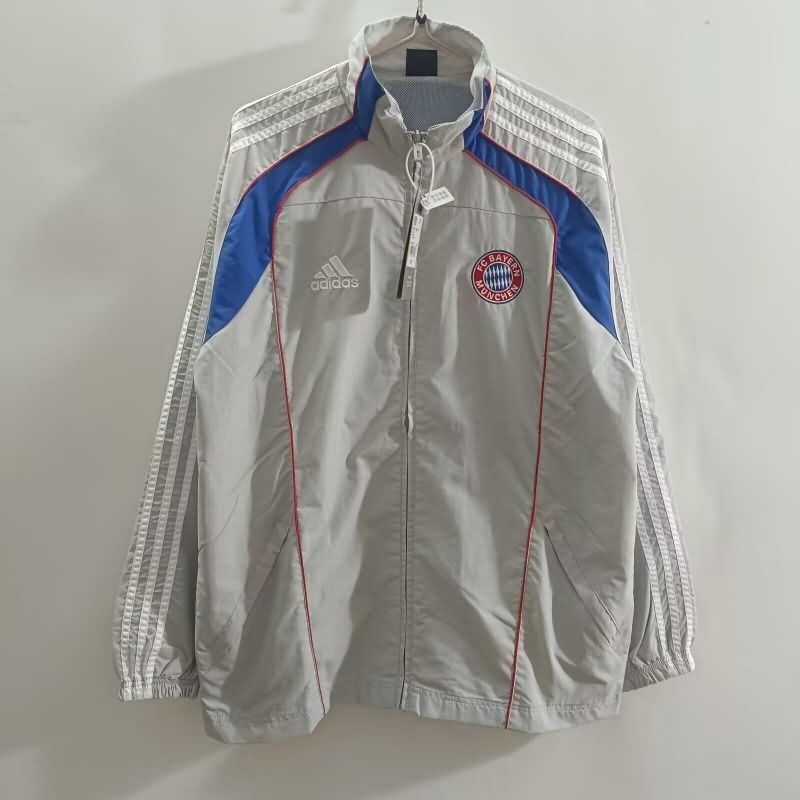 AAA Quality Bayern Munich 25/26 Grey Soccer Windbreaker