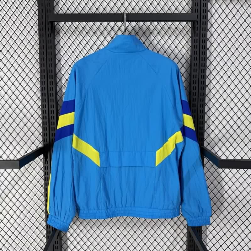 AAA Quality Boca Juniors 25/26 Blue Soccer Windbreaker 02