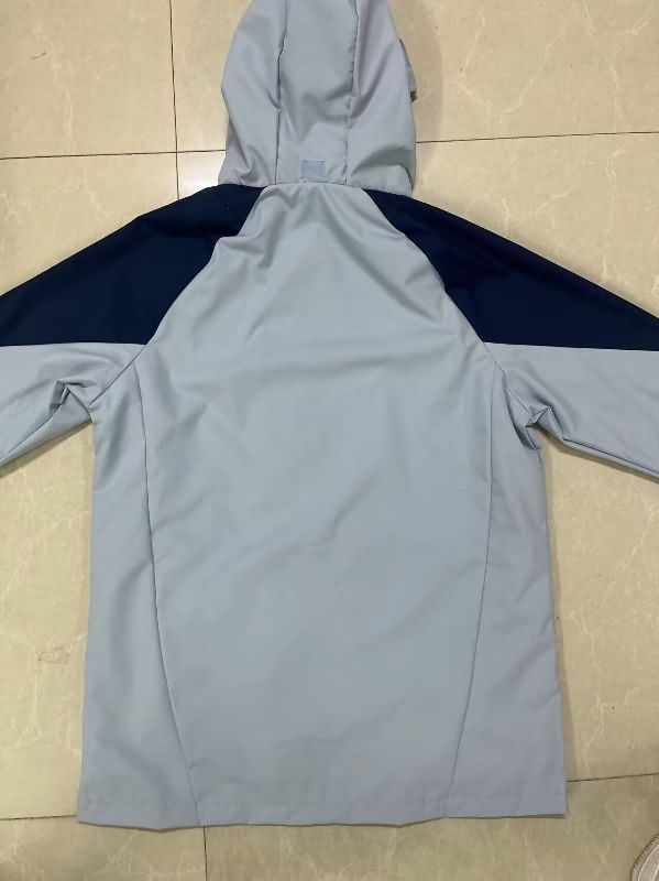 AAA Quality Boca Juniors 25/26 Grey Soccer Windbreaker