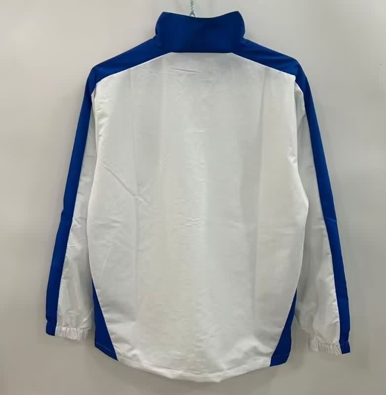 AAA Quality Brazil 2025 White Soccer Windbreaker