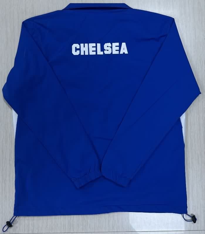 AAA Quality Chelsea 25/26 Blue Soccer Windbreaker