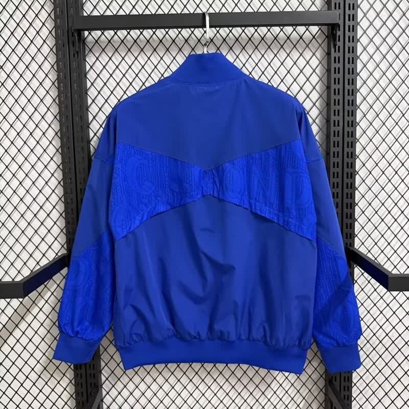 AAA Quality Chelsea 25/26 Blue Soccer Windbreaker 02