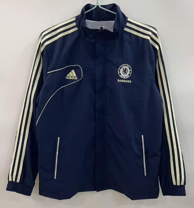 AAA Quality Chelsea 25/26 Dark Blue Soccer Windbreaker 03 AAA Quality Chelsea 25/26 Dark Blue Soccer Windbreaker 03