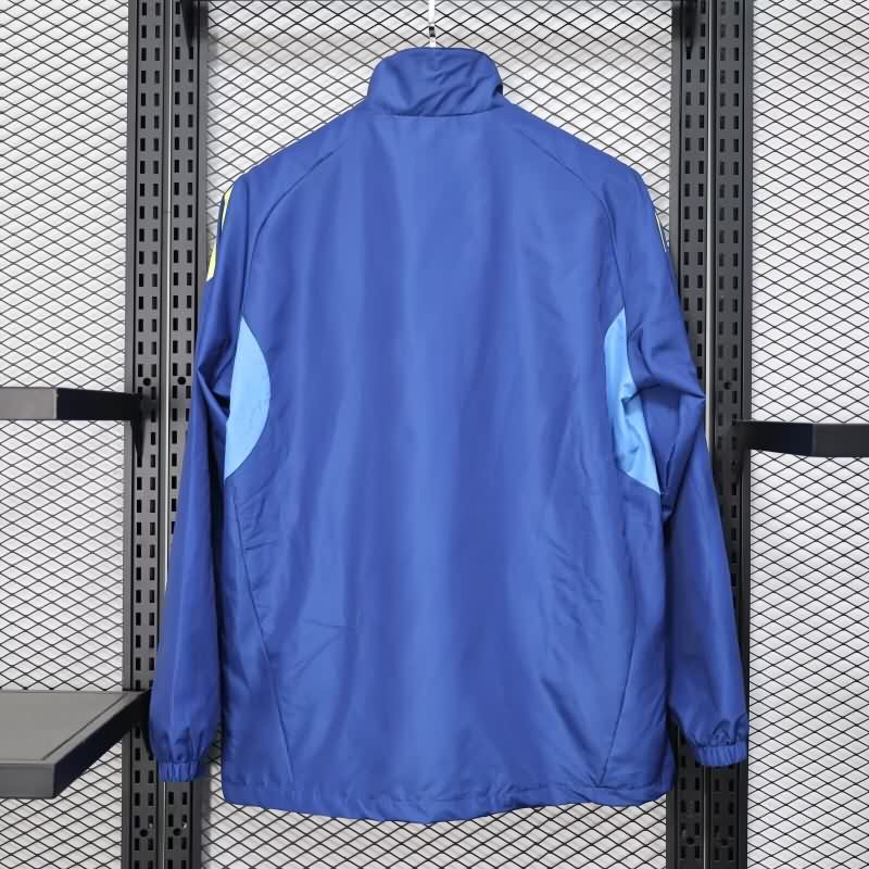 AAA Quality Club America 25/26 Blue Soccer Windbreaker
