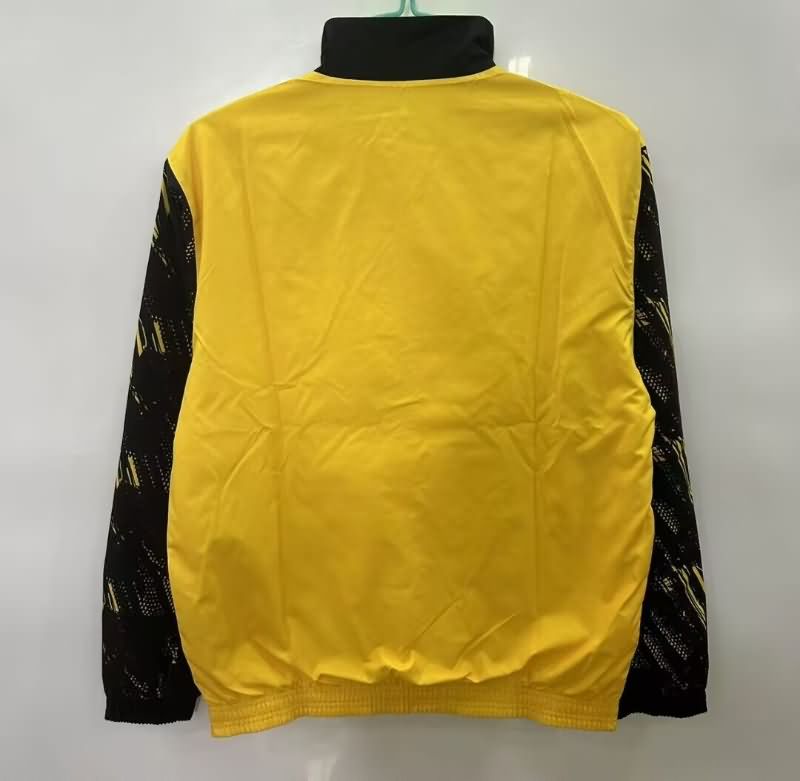 AAA Quality Dortmund 25/26 Yellow Green Reversible Soccer Windbreaker