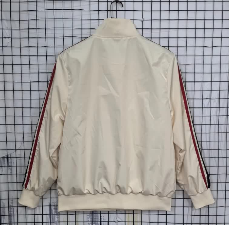 AAA Quality Flamenco 2025 Grey Soccer Windbreaker