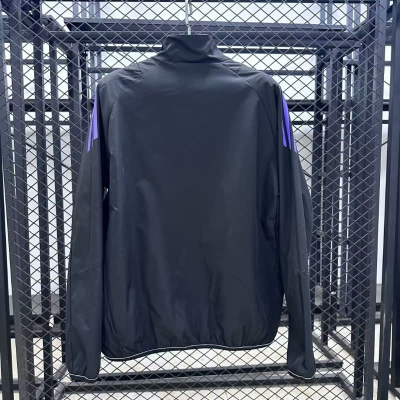 AAA Quality Germany 2025 Black Soccer Windbreaker