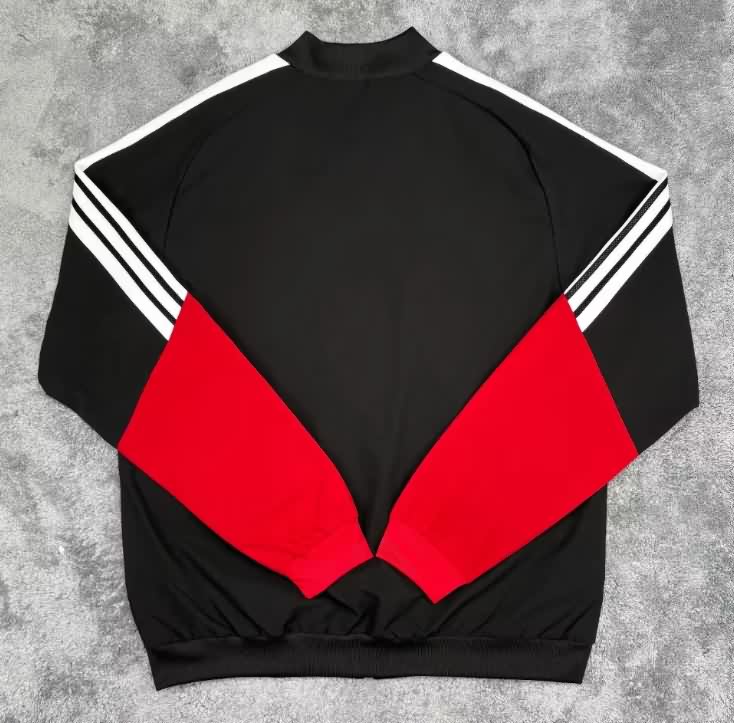 AAA Quality Germany 2025 Black Soccer Windbreaker 02