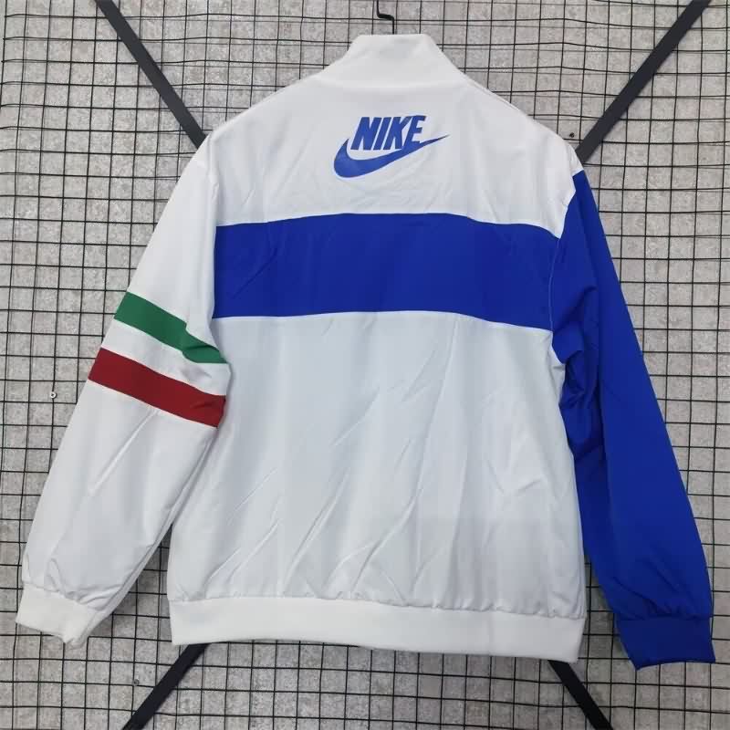 AAA Quality Italy 2026 White Soccer Windbreaker 02