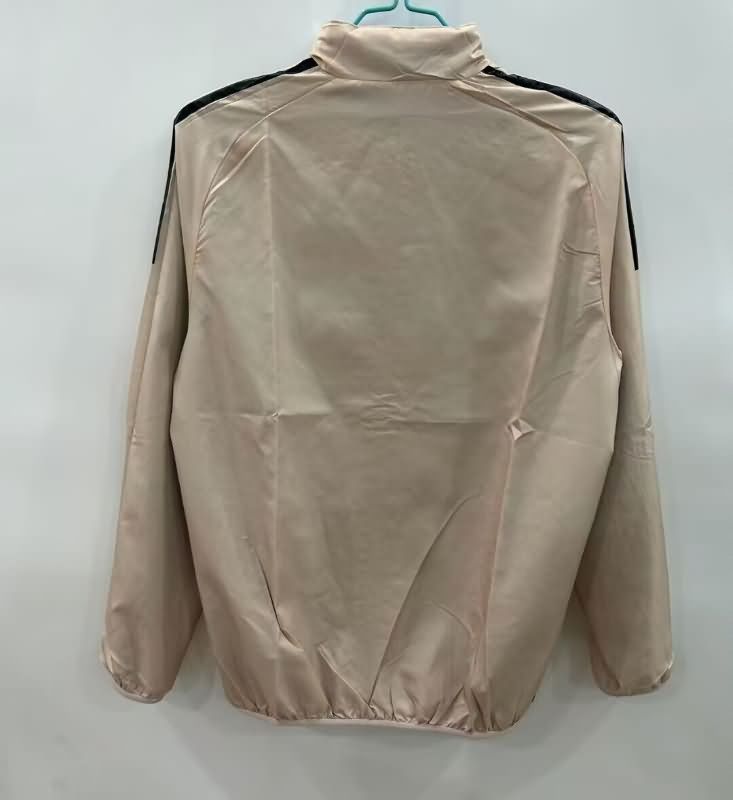 AAA Quality Italy 2025 Blue Grey Reversible Soccer Windbreaker