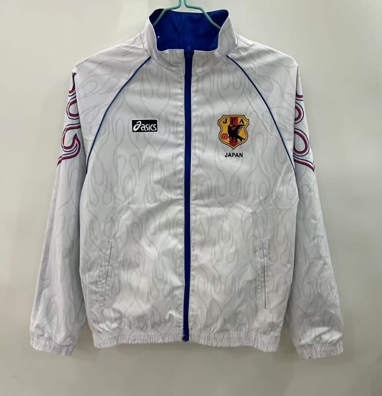 AAA Quality Japan 2025 Blue White Reversible Soccer Windbreaker