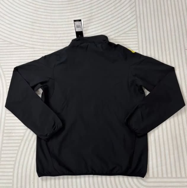 AAA Quality Juventus 25/26 Black Soccer Windbreaker
