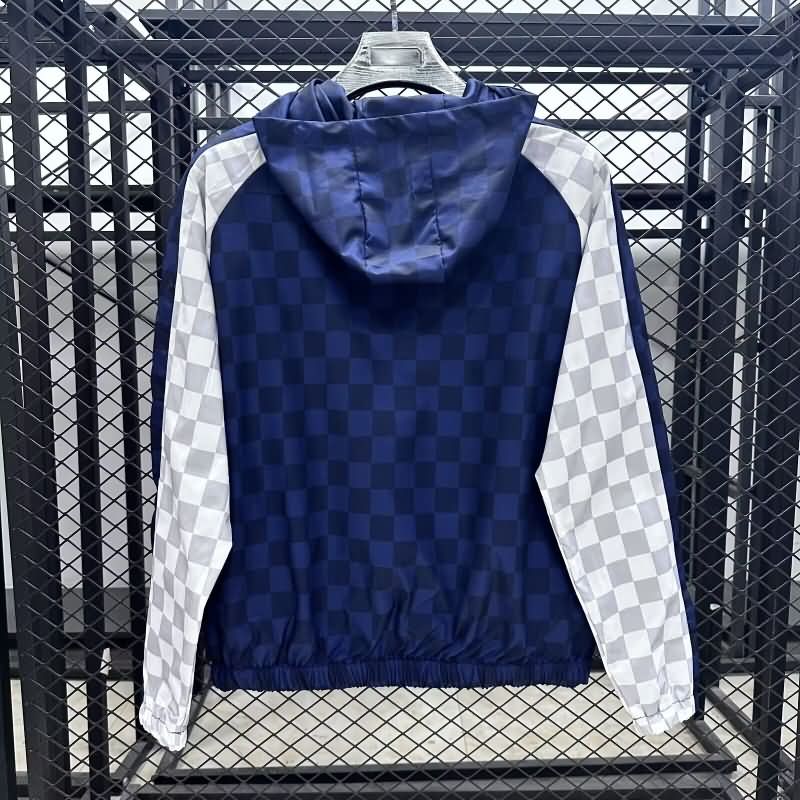 AAA Quality Liverpool 25/26 Dark Blue Soccer Windbreaker