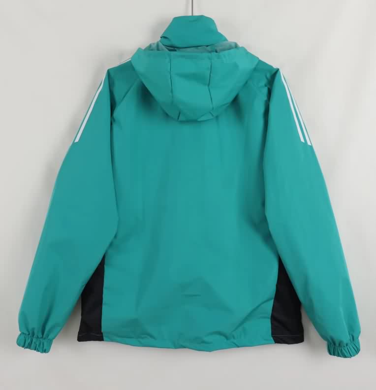 AAA Quality Liverpool 25/26 Green Soccer Windbreaker