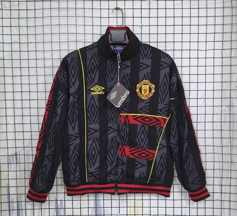 AAA Quality Manchester United 25/26 Black Soccer Windbreaker 02 AAA Quality Manchester United 25/26 Black Soccer Windbreaker 02