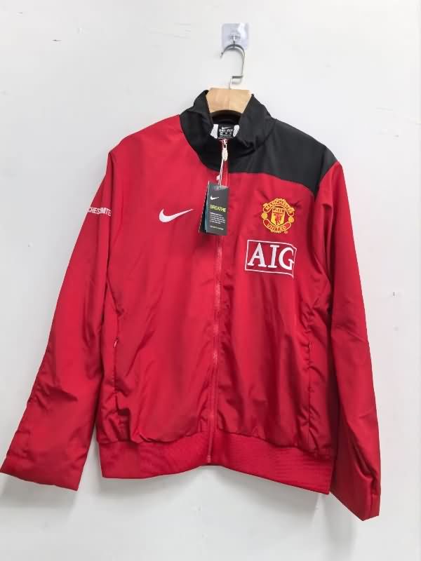 AAA Quality Manchester United 25/26 Red Soccer Windbreaker 02 AAA Quality Manchester United 25/26 Red Soccer Windbreaker 02