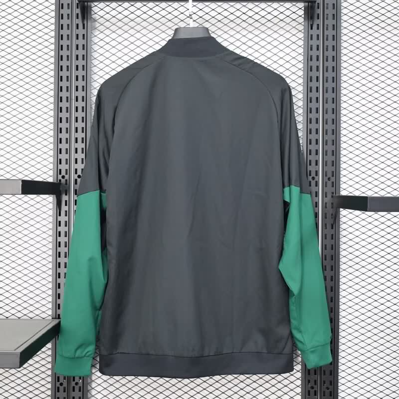 AAA Quality Mexico 2025 Black Soccer Windbreaker