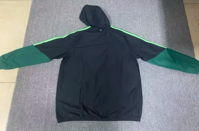AAA Quality Mexico 2025 Black Soccer Windbreaker 02