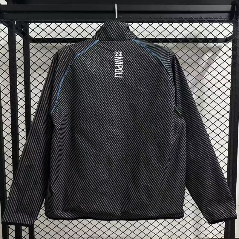 AAA Quality Napoli 25/26 Black Soccer Windbreaker