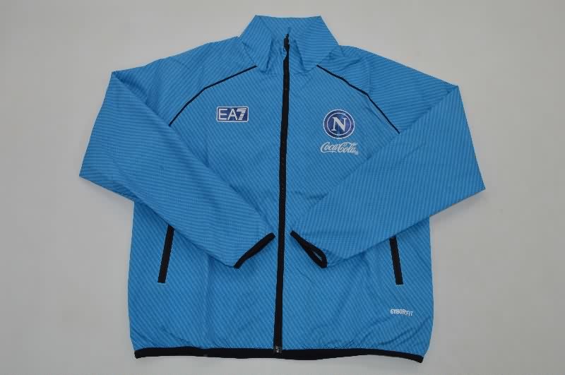 AAA Quality Napoli 25/26 Blue Soccer Windbreaker
