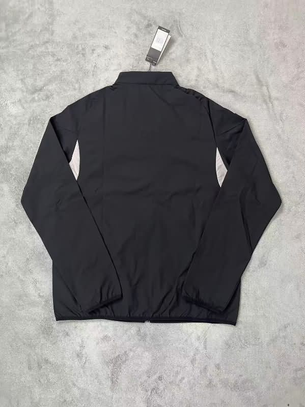 AAA Quality Newcastle United 25/26 Black Soccer Windbreaker