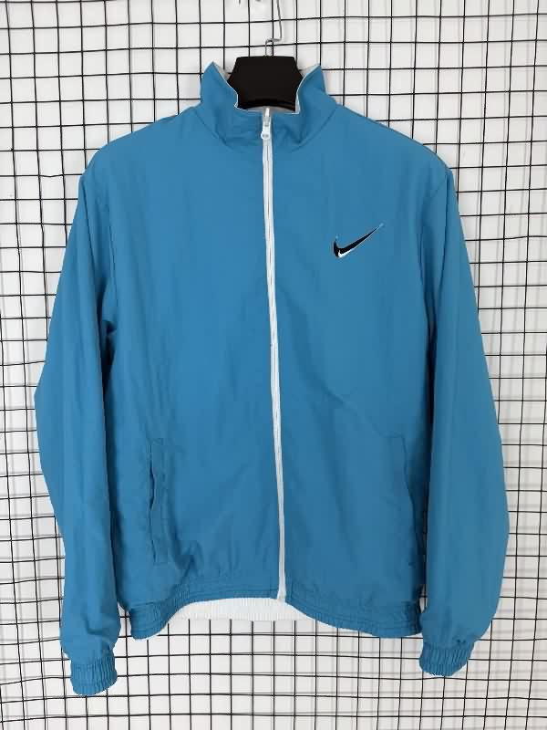 AAA Quality Nike 2025 Blue White Reversible Soccer Windbreaker