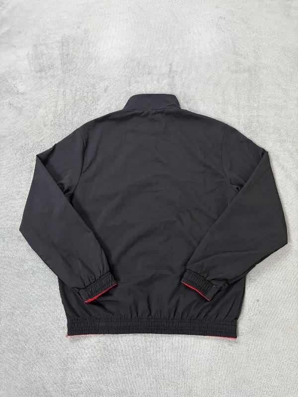 AAA Quality Nike 2025 Black Red Reversible Soccer Windbreaker