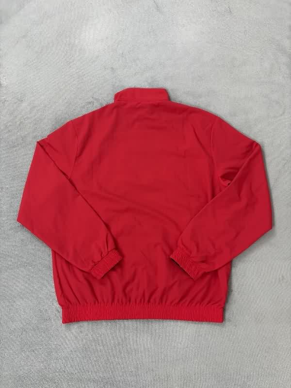 AAA Quality Nike 2025 Black Red Reversible Soccer Windbreaker