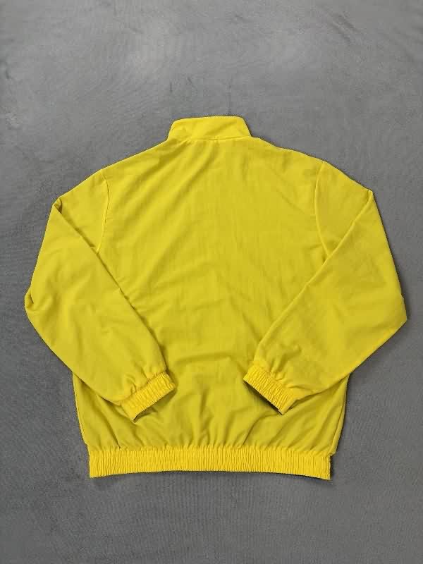 AAA Quality Nike 2025 Yellow Blue Reversible Soccer Windbreaker