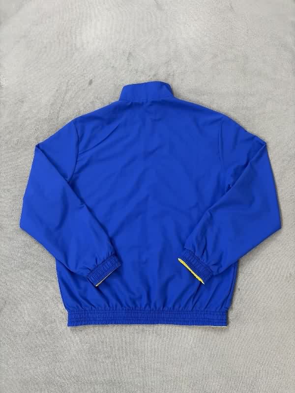 AAA Quality Nike 2025 Yellow Blue Reversible Soccer Windbreaker