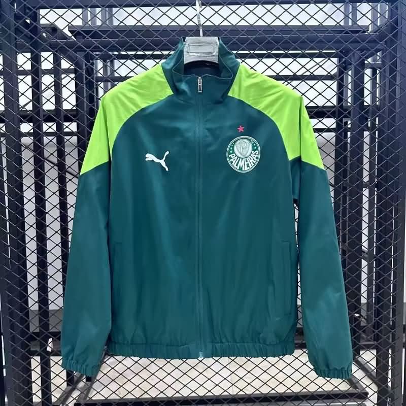 AAA Quality Palmeiras 2025 Green Soccer Windbreaker AAA Quality Palmeiras 2025 Green Soccer Windbreaker
