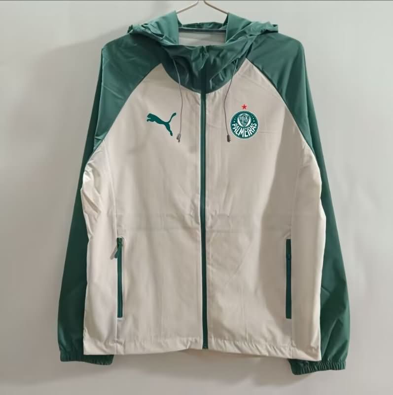 AAA Quality Palmeiras 2025 Grey Soccer Windbreaker AAA Quality Palmeiras 2025 Grey Soccer Windbreaker