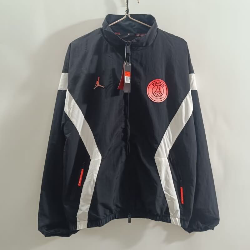 AAA Quality Paris St German 25/26 Black Soccer Windbreaker AAA Quality Paris St German 25/26 Black Soccer Windbreaker