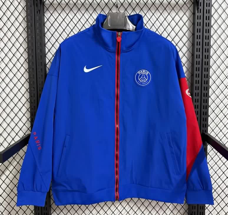 AAA Quality Paris St German 25/26 Blue Soccer Windbreaker AAA Quality Paris St German 25/26 Blue Soccer Windbreaker