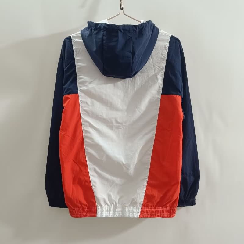 AAA Quality Paris St German 25/26 White Soccer Windbreaker