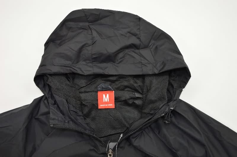 AAA Quality Porto 25/26 Black Soccer Windbreaker