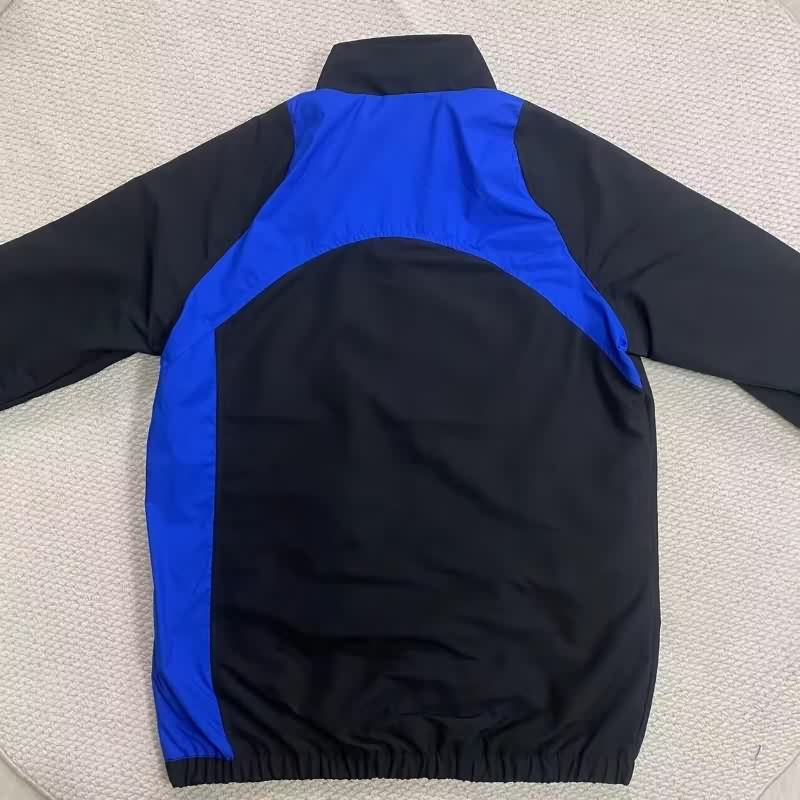 AAA Quality Portugal 2025 Black Soccer Windbreaker