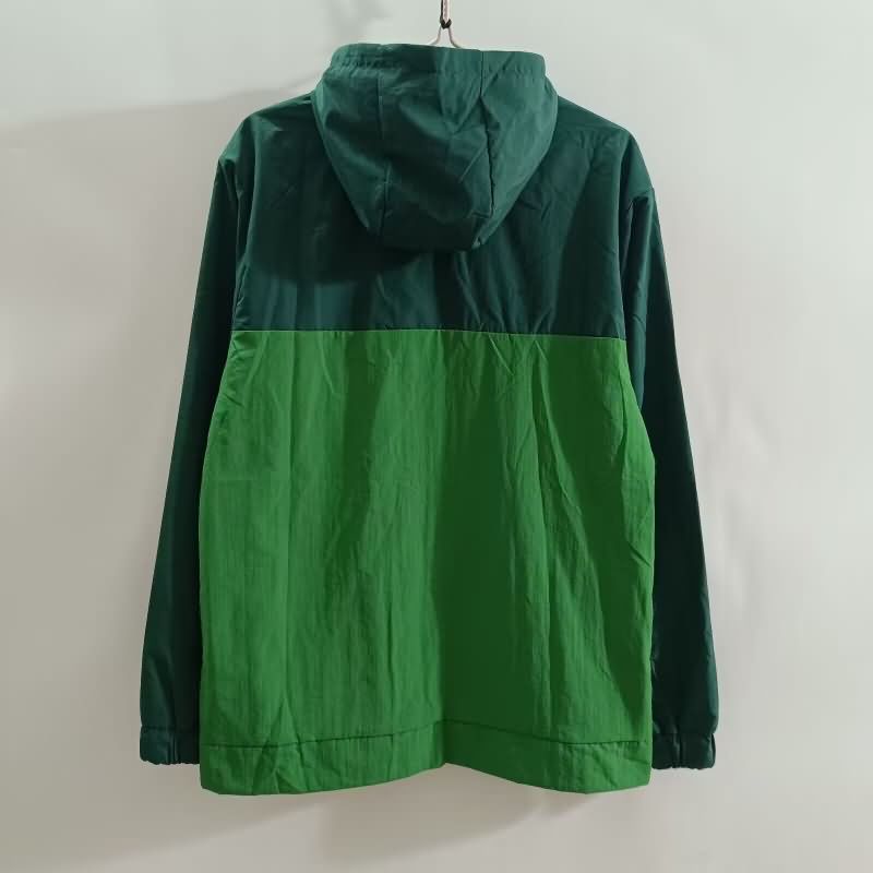 AAA Quality Portugal 2025 Green Soccer Windbreaker